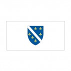 Bosnia-Herzegovina flag, decals stickers