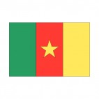 Cameroon flag, decals stickers