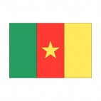 Cameroon flag, decals stickers