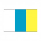 Canary Islands flag, decals stickers