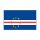 Cape Verde flag, decals stickers