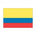 Colombia flag, decals stickers