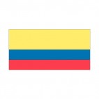 Ecuador flag, decals stickers