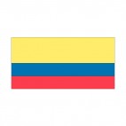 Ecuador flag, decals stickers