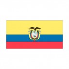 Ecuador flag, decals stickers