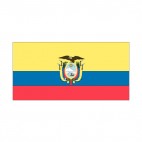 Ecuador flag, decals stickers