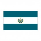 El Salvador flag, decals stickers