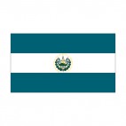El Salvador flag, decals stickers