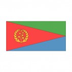 Eritrea flag, decals stickers