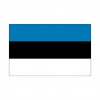 Estonia flag, decals stickers