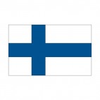 Finland flag, decals stickers