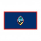 Guam flag, decals stickers