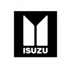 Isuzu invert logo, decals stickers