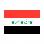 Iraq flag, decals stickers