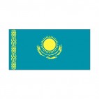 Kazakstan flag, decals stickers