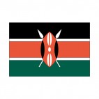 Kenya flag, decals stickers