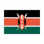 Kenya flag, decals stickers