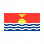 Kiribati flag, decals stickers