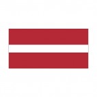 Latvia flag, decals stickers
