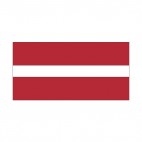 Latvia flag, decals stickers