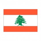 Lebanon flag, decals stickers