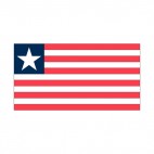 Liberia flag, decals stickers