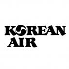 Korean air logo, decals stickers