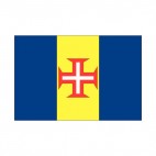 Madeira flag, decals stickers