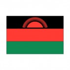 Malawi flag, decals stickers