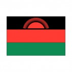 Malawi flag, decals stickers
