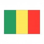 Mali flag, decals stickers