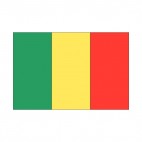 Mali flag, decals stickers