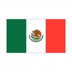 Mexico flag, decals stickers