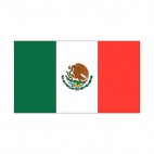 Mexico flag, decals stickers