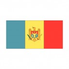 Moldova flag, decals stickers