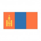 Mongolia flag, decals stickers