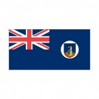 Montserrat flag, decals stickers