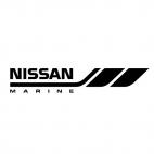 Nissan marine logo, decals stickers
