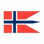 Norway flag, decals stickers