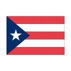 Puerto Rico flag, decals stickers