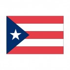Puerto Rico flag, decals stickers