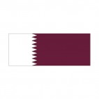Qatar flag, decals stickers