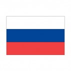 Russia flag, decals stickers