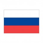 Russia flag, decals stickers