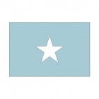 Somalia flag, decals stickers
