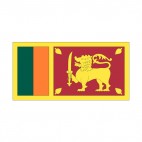 Sri Lanka flag, decals stickers
