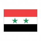 Syria flag, decals stickers