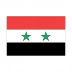 Syria flag, decals stickers
