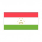 Republic of Tajikistan  flag, decals stickers