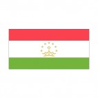 Republic of Tajikistan  flag, decals stickers